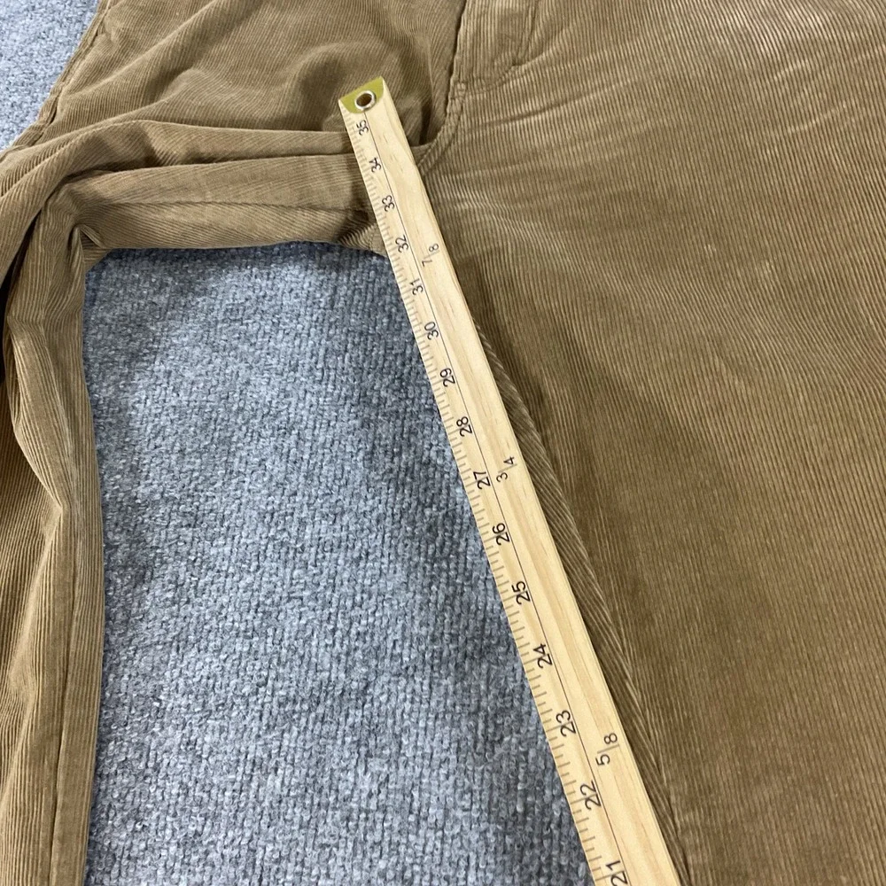 Woolrich Corduroy Pants Mens 34x34 Brown Straight Leg Cotton Casual Outdoor